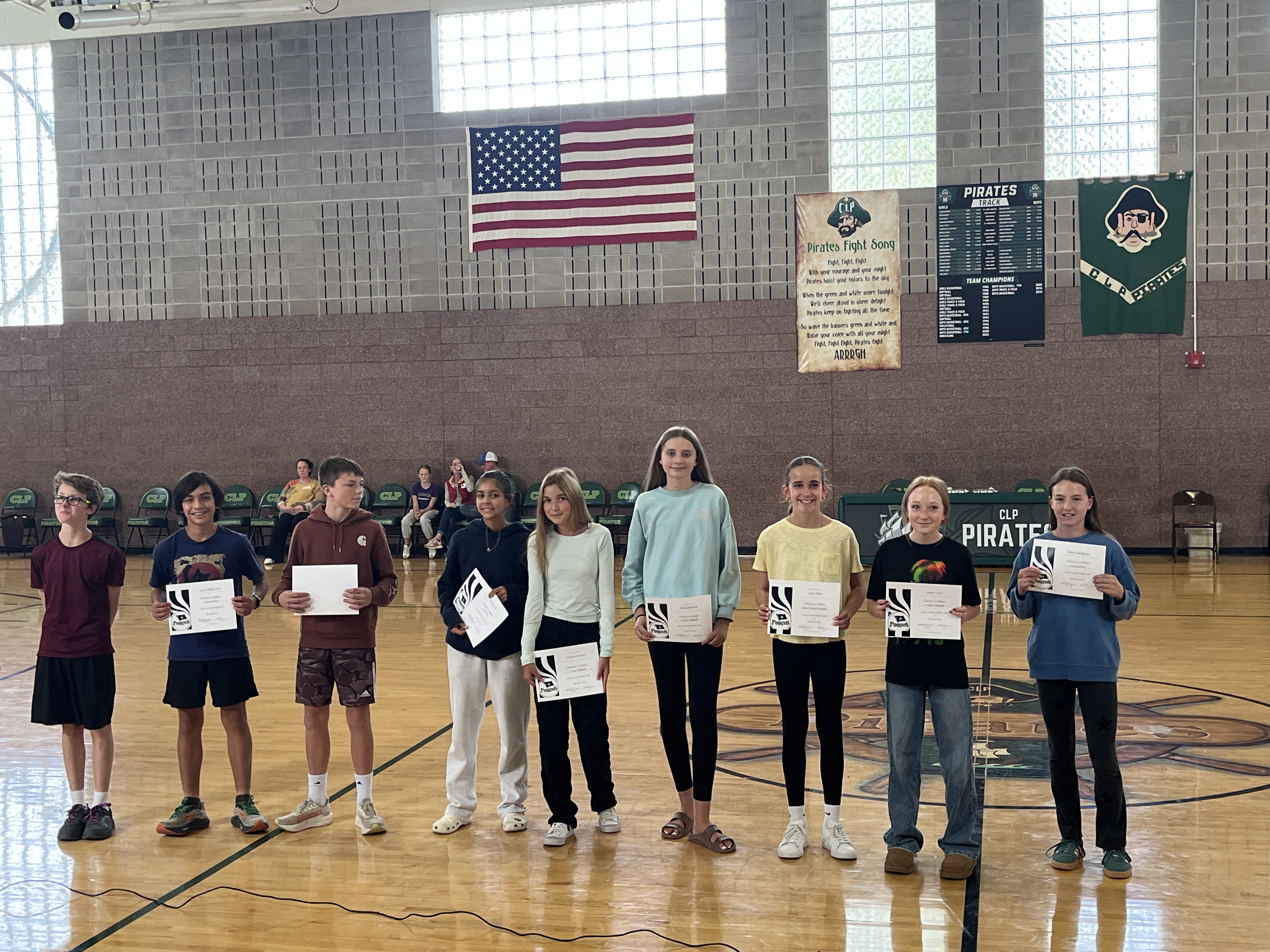 Character in Athletics Awards Fall 2025