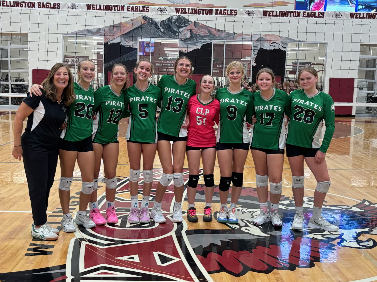 Varsity Volleyball Silver Bracket First Place Team