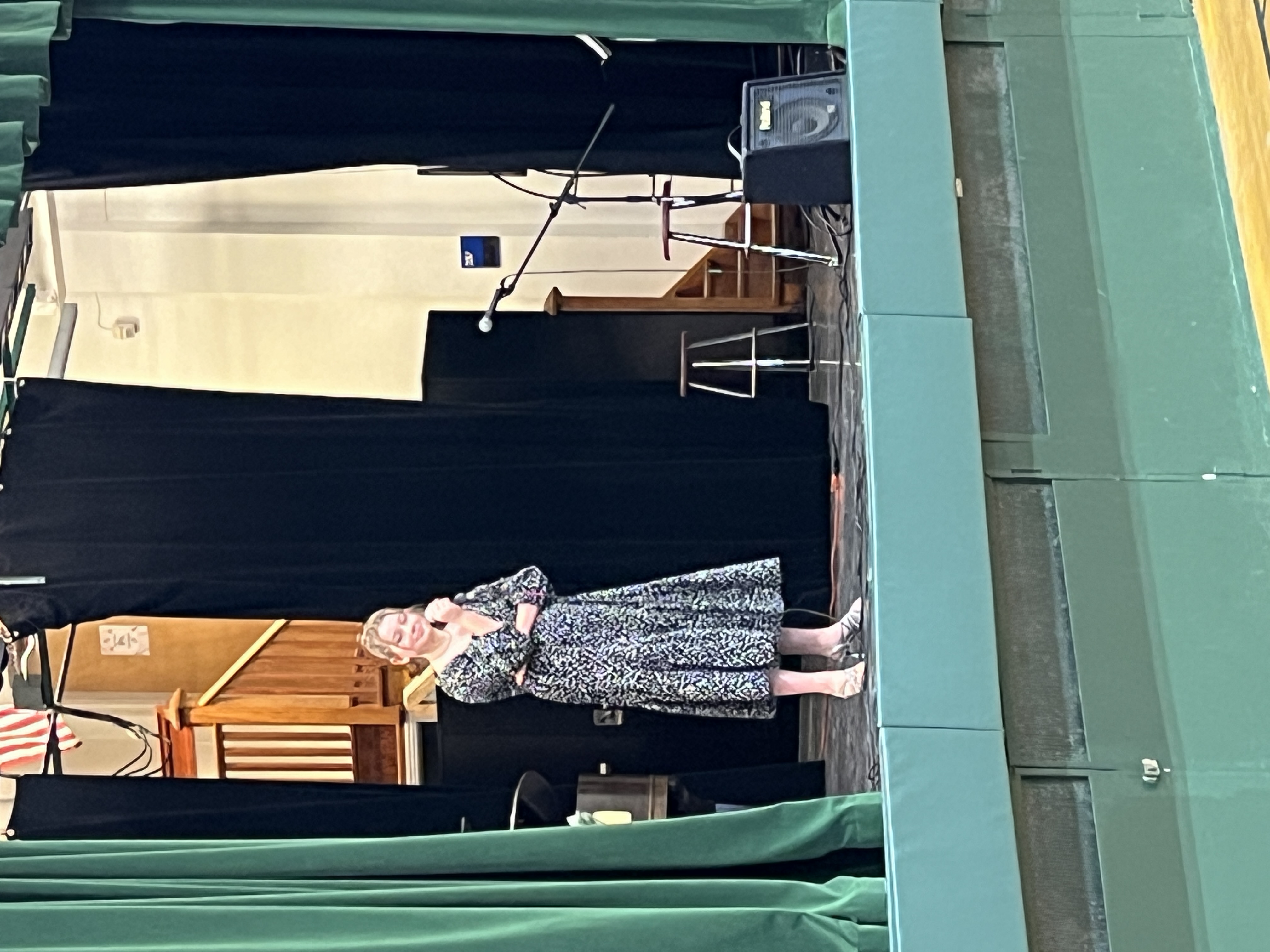 Singing in our talent show