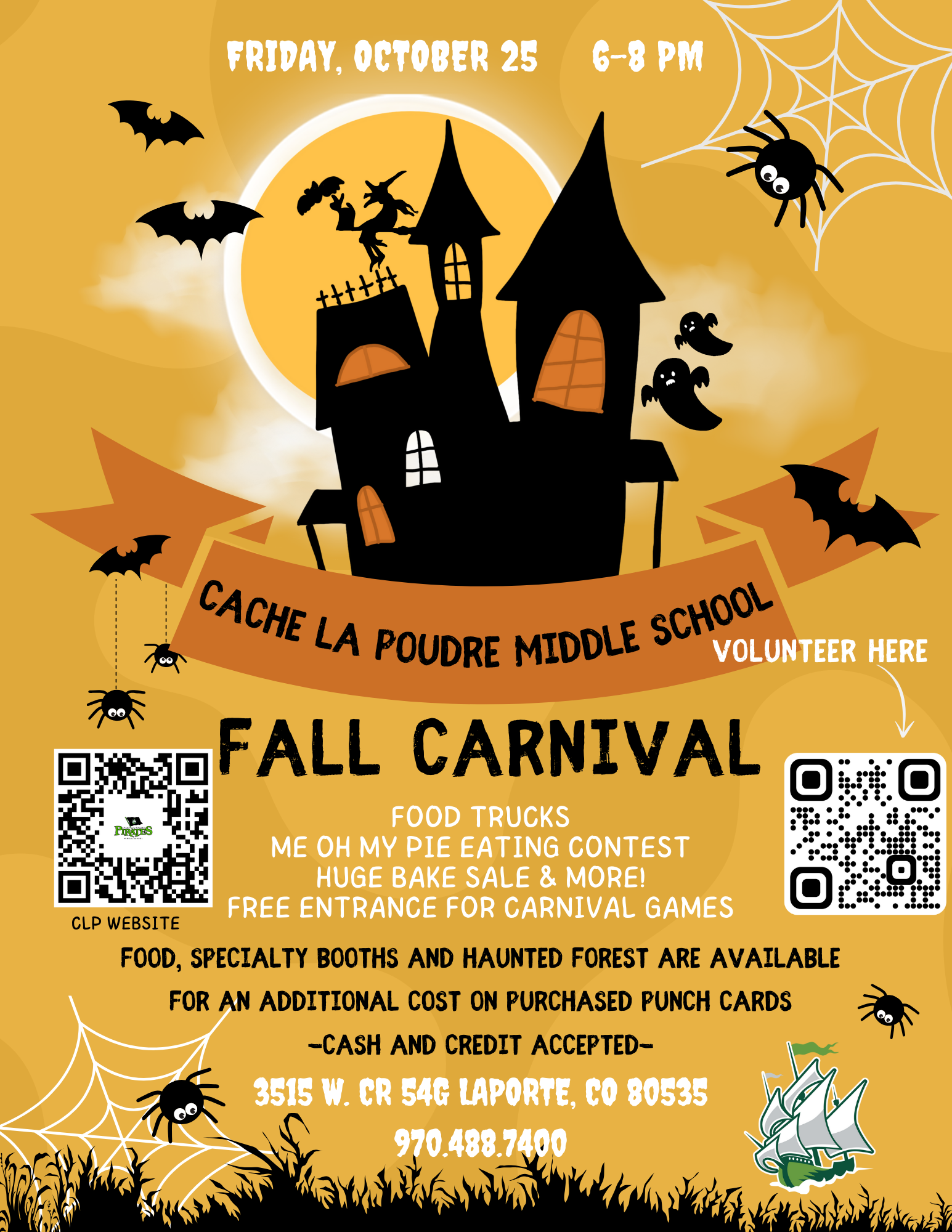 CLP MS Fall Carnival Flyer